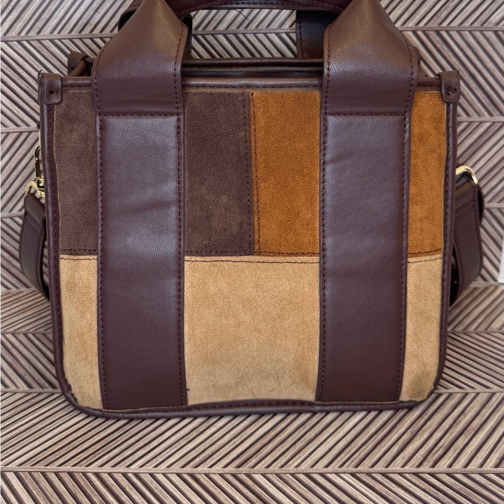Steve Madden Stylish Patchwork Crossbody Bag In B… - image 2